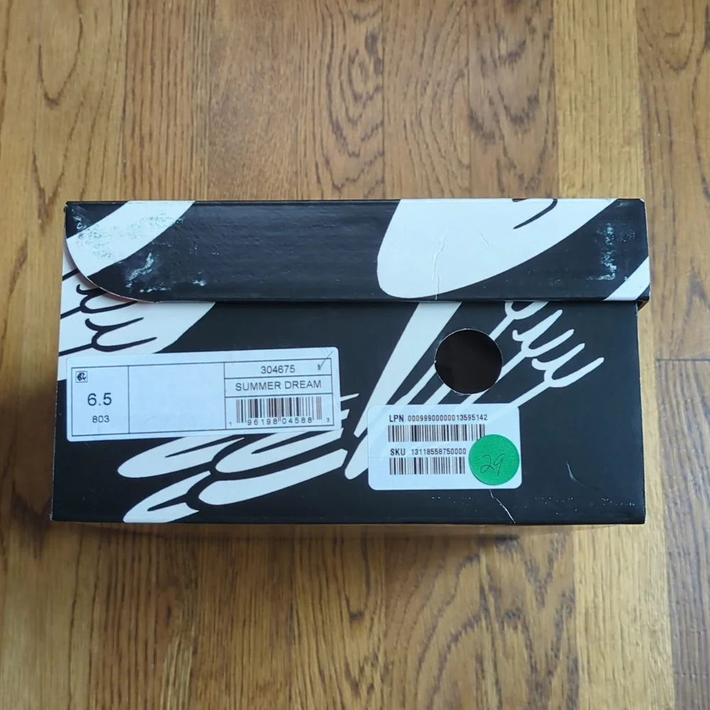 NIB FARM Rio Bow Mule Platform Sneaker Summer Dream Canvas Print Womens Size 6.5